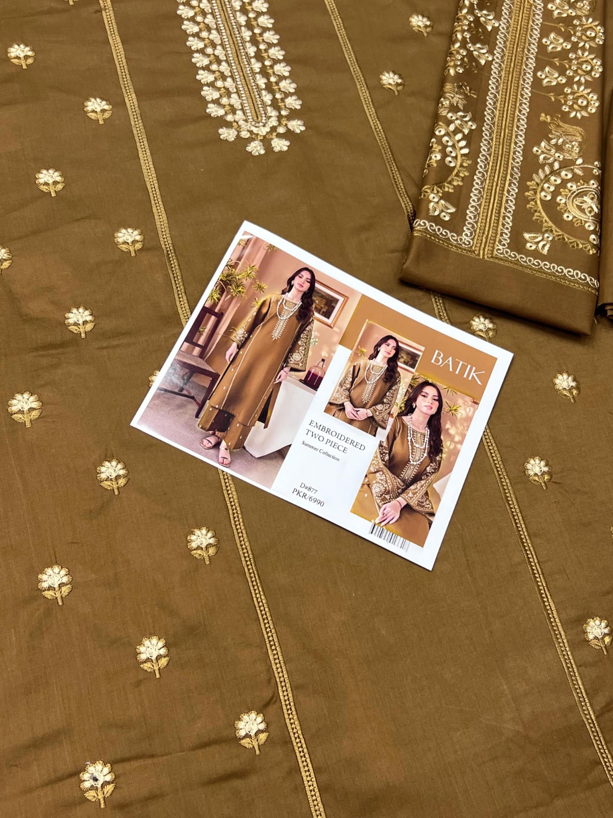 BATIK TWO PIECE ‼️  MOST DEMANDING ARTICLE  LAWN FABRIC
