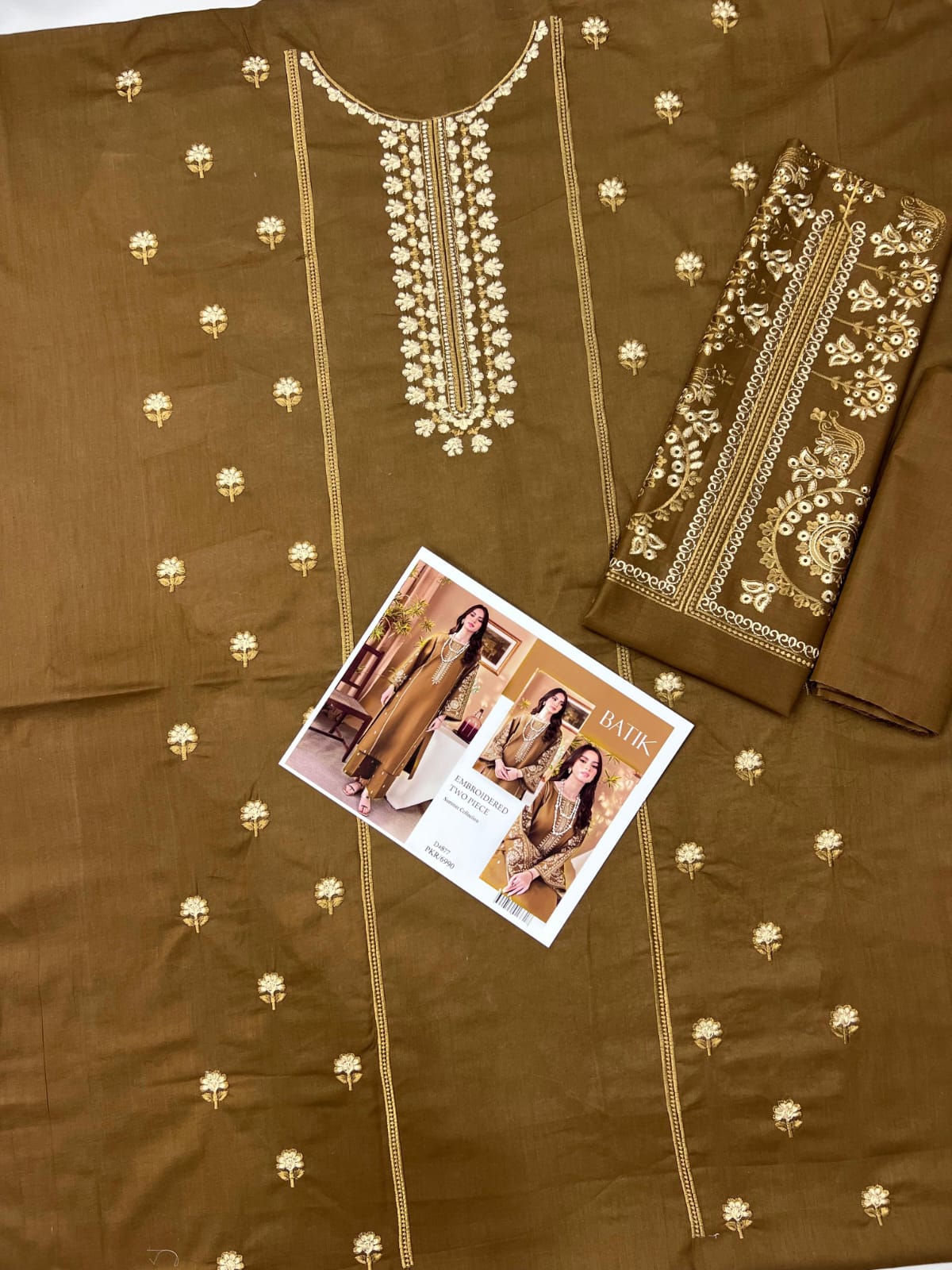 BATIK TWO PIECE ‼️  MOST DEMANDING ARTICLE  LAWN FABRIC
