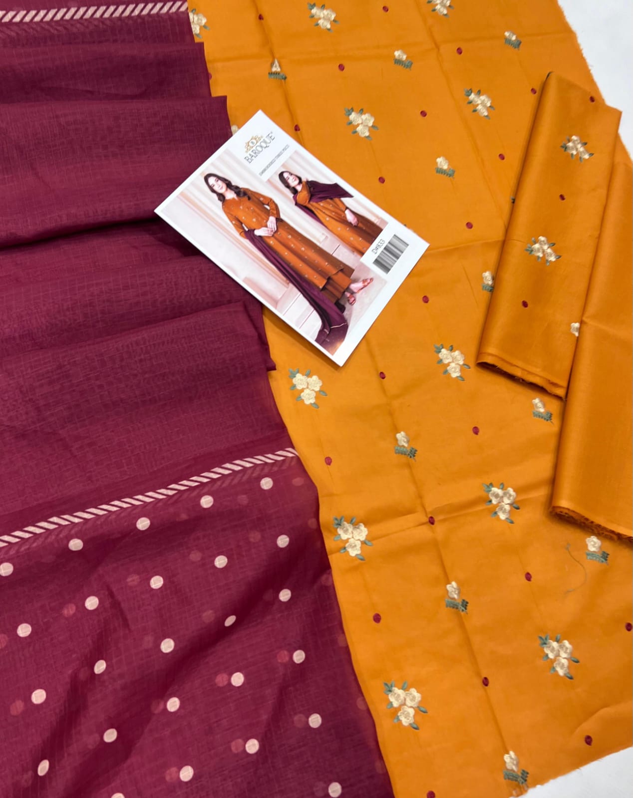 BAROQUE LAWN  WITH  DIGITAL Diamond DUPATTA